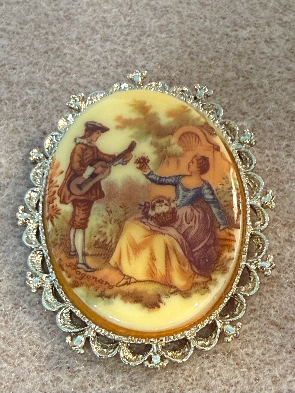 1965 “Serenade” Lucite Brooch by Gerry’s
